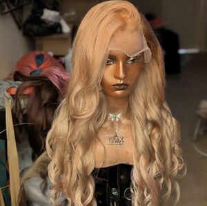 Luxurious Blonde Lace Front Wig